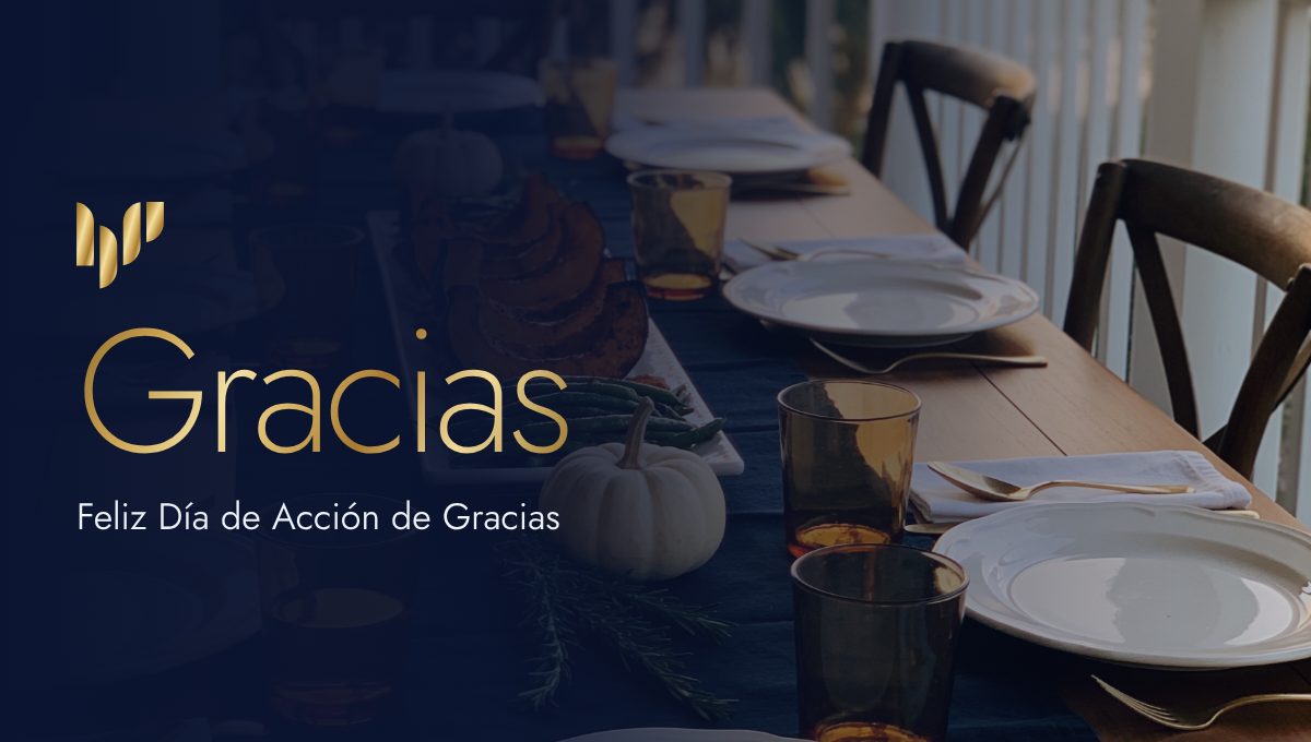 Encabezado del correo de Thanksgiving
